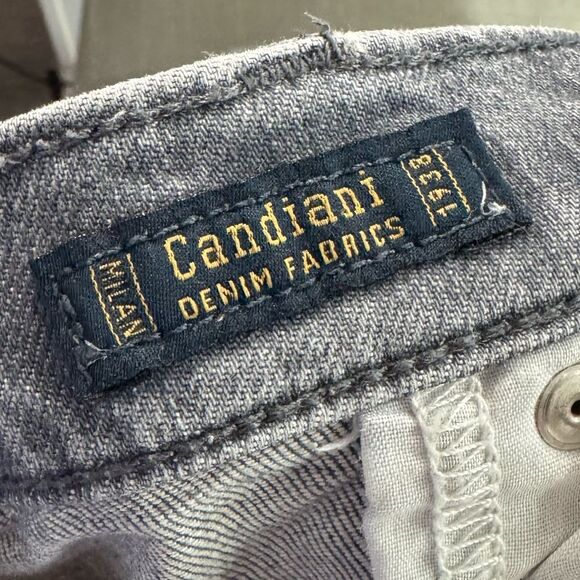 Candiani Denim‎ Milan black distressed straight jeans 14 32R - Picture 4 of 5